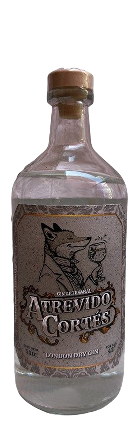Botella Atrevido Cortés London Dry Gin