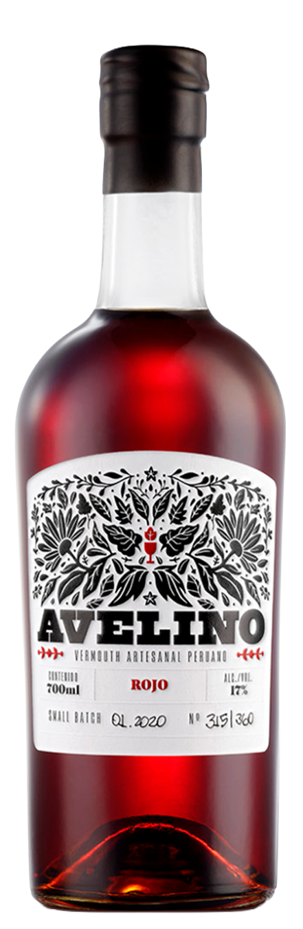 Botella Vermouth Avelino Rojo